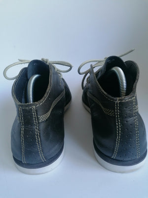 uitglijden Fjord Pech Blackstone Leren halfhoge veter boots. Leren veters. Zwart gekleurd. Maat  40. #902 | EcoGents