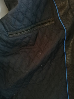 Morse code smeren risico CANDA Varkensleren jas / jack met afritsbare kraag. Donker Bruin gekleurd.  Maat 56 / XL. | EcoGents