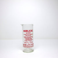Vintage glass Horlicks jug