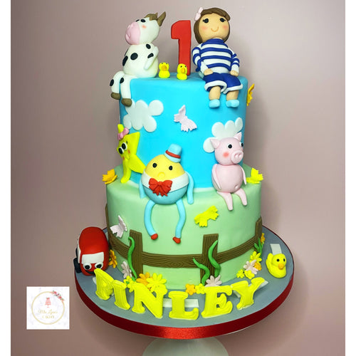 Nursery Rhyme Cake. I ordered from Gogobakes. The cake was beautiful and  delicious. Smita did a wond… | Kids party themes, Girl 2nd birthday, First  birthday parties