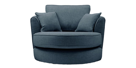 Grey swivel chair