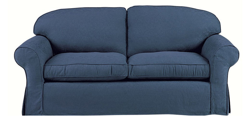 Madrid 3 Seater Dark Blue Loose Cover Sofa