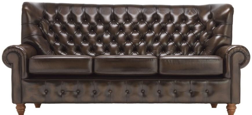 Antique leather sofa from sofasofa