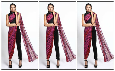 Styling a slik saree in vogue fashionandstylish.myshopify.com