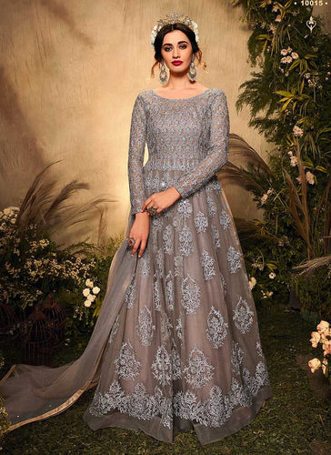 Heavy embroidered indian on sale gowns