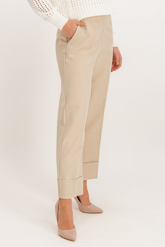 Lorna White High Waisted Suit Trousers – Born Clothing