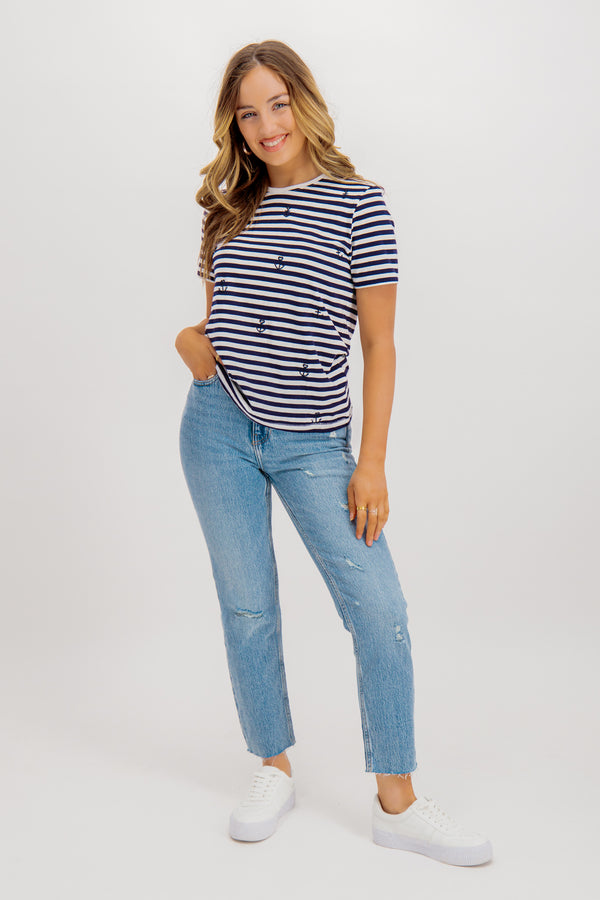 Emily White High Waisted Stretch Jeans – Born Clothing