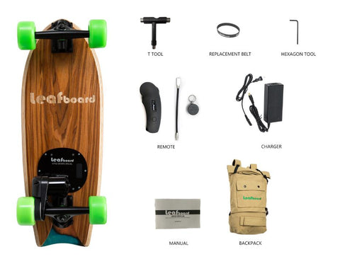 Leafboard: skate elétrico é resistente a água e recarrega celular