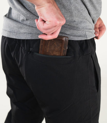 TJ rear zippered pockets