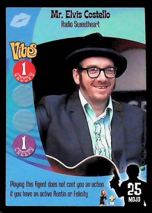 Austin Powers CCG | Mr. Elvis Costello - Radio Sweetheart (26/140) | The  Nerd Merchant