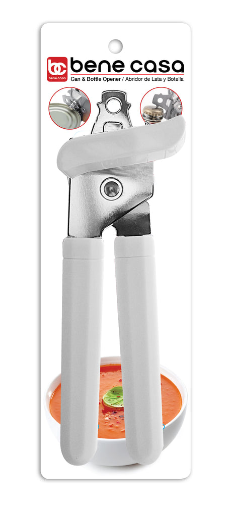 Bene Casa Stainless Steel Vegetable Peeler, Ergonomic Grip for Safety