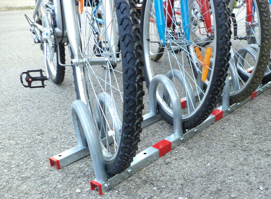 Μπάρα στάθμευσης ποδηλάτων με 4 θέσεις PARK-BBR4_Εφαρμογή