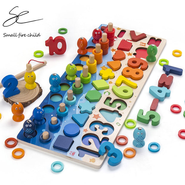 montessori educational wooden toys