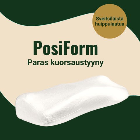 PosiForm-kuorsaustyyny