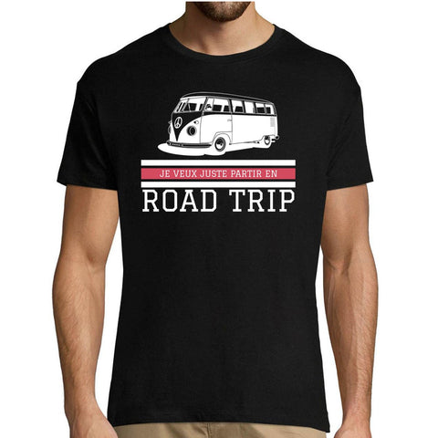 t-shirt homme road trip