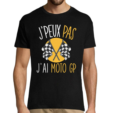 Cadeau homme T shirt homme j'peux pas j'ai moto –