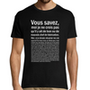 T-Shirt Homme chef de fabrication Bon ou Mauvais - Planetee