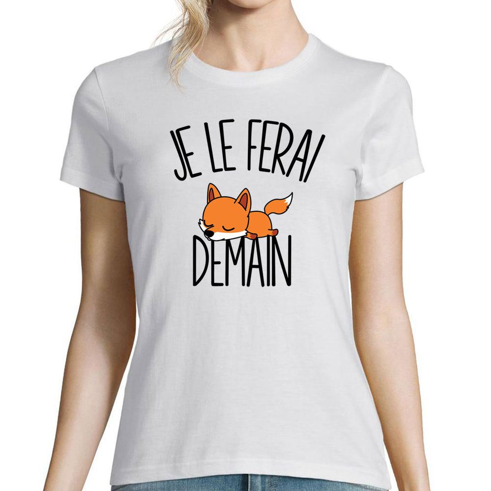 T shirt Femme Renard de l Amour Planetee