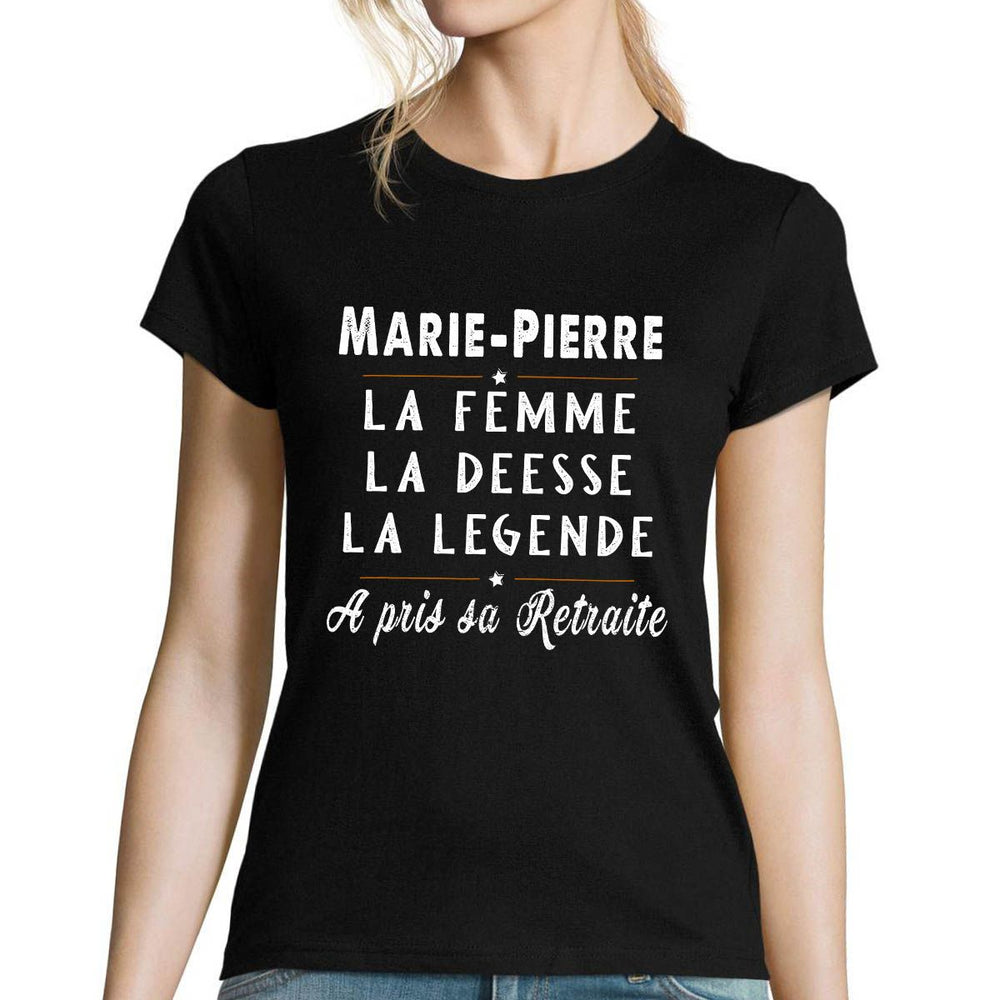 T shirt Marie Paule d part retraite