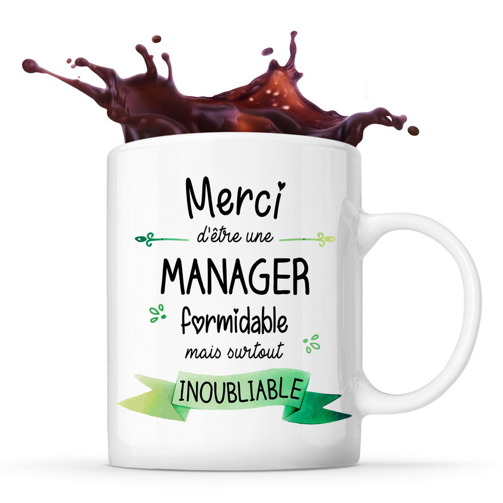 Mug Merci Manager Inoubliable Homme