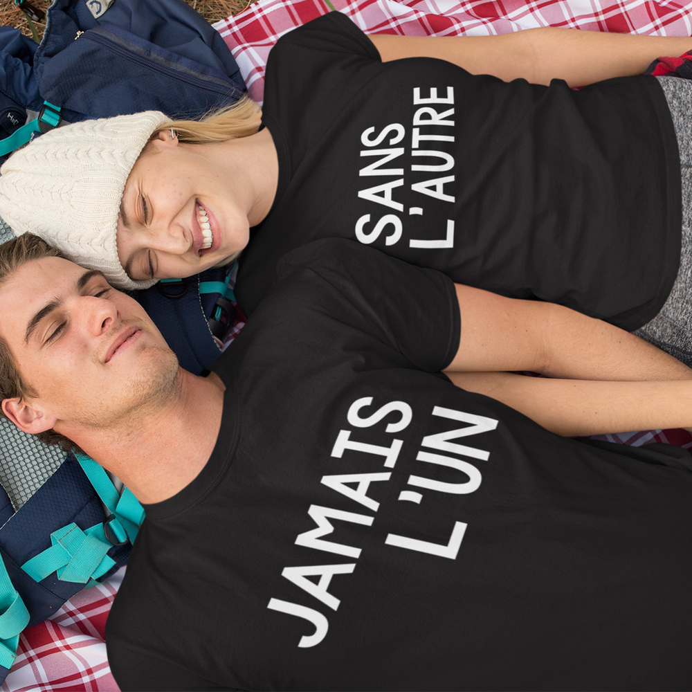 T-shirt Couple personnalisable, Ensemble Depuis