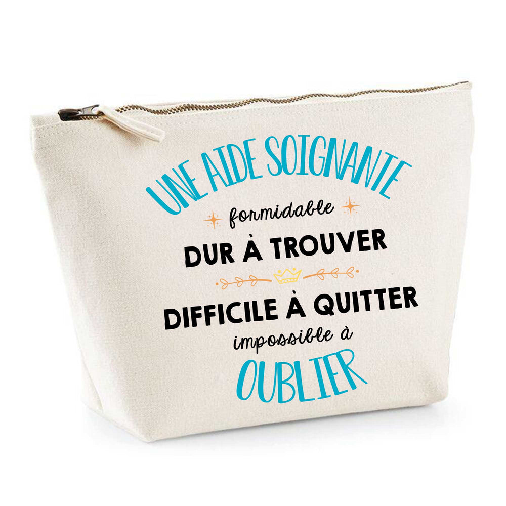 Trousse Aide Soignante ça n'existe pas, Pochette Toilette Maquillage