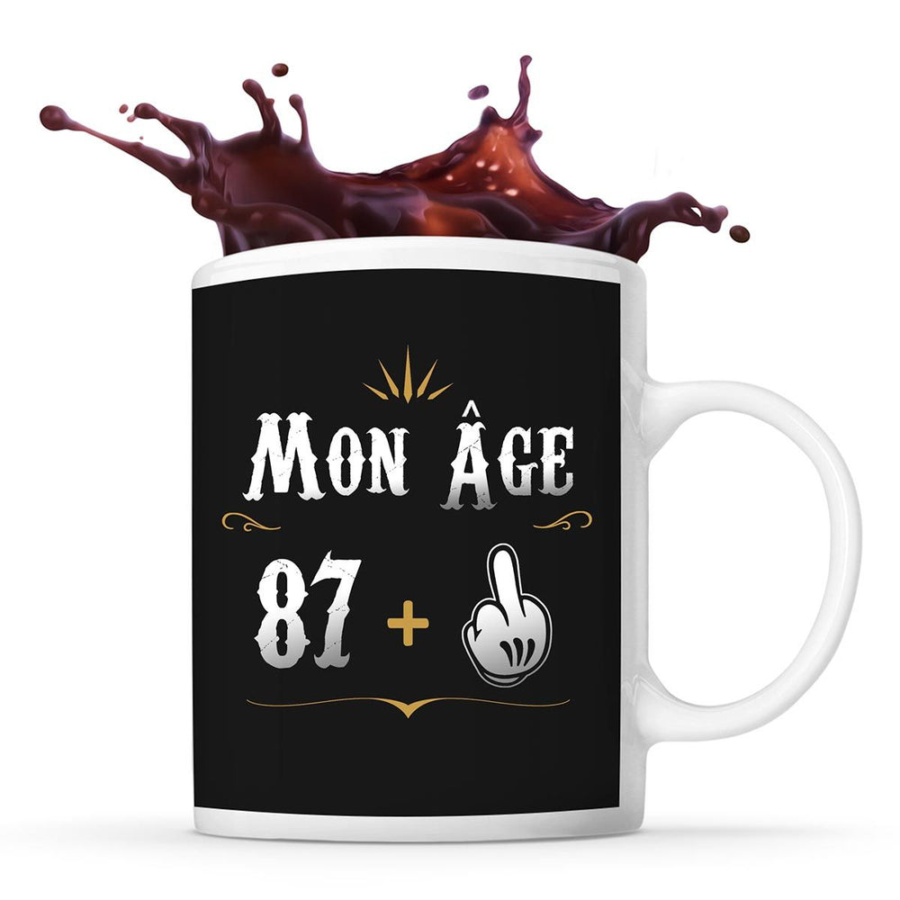 Mug anniversaire 64 ans Humour, Tasse Idée Cadeau