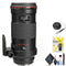 Canon EF 180mm f/3.5L Macro USM Lens for Canon EF Mount + Accessories (International Model with 2 Year Warranty)