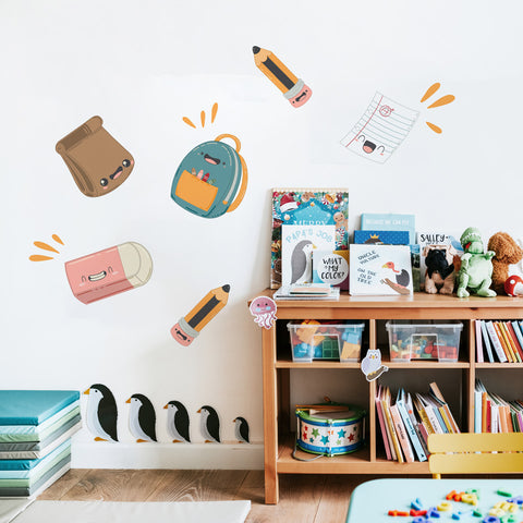 Décor Imprimé | Autocollants muraux Back-to-school