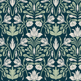 Papier peint autocollant Jardin de lys de Papillon patterns