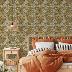 Midsummer Bloom - Self-adhesive wallpaper by Décor Imprimé X Hilary Jane