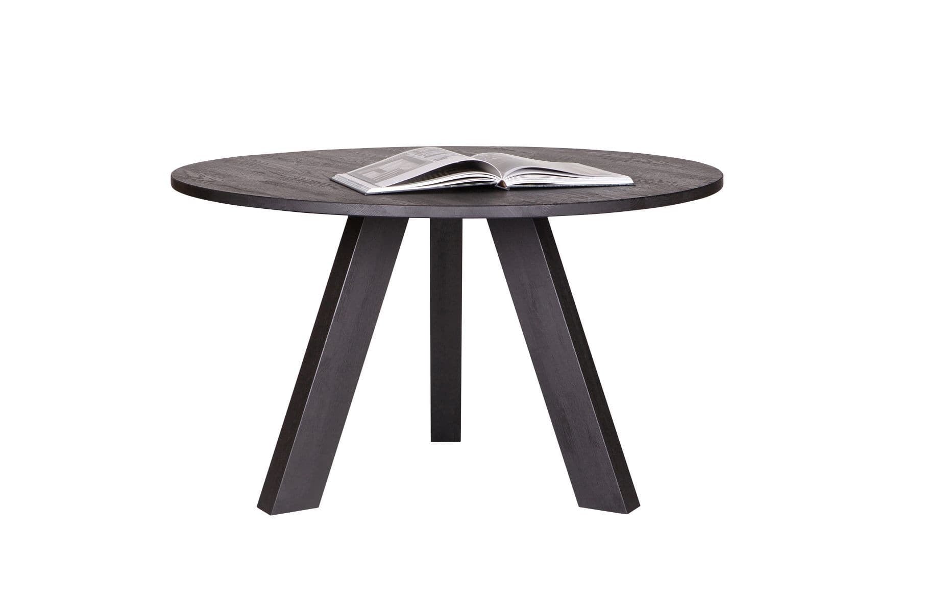 bureau Koreaans Adviseur Woood Rhonda eettafel ø129 blacknight – HelloChair