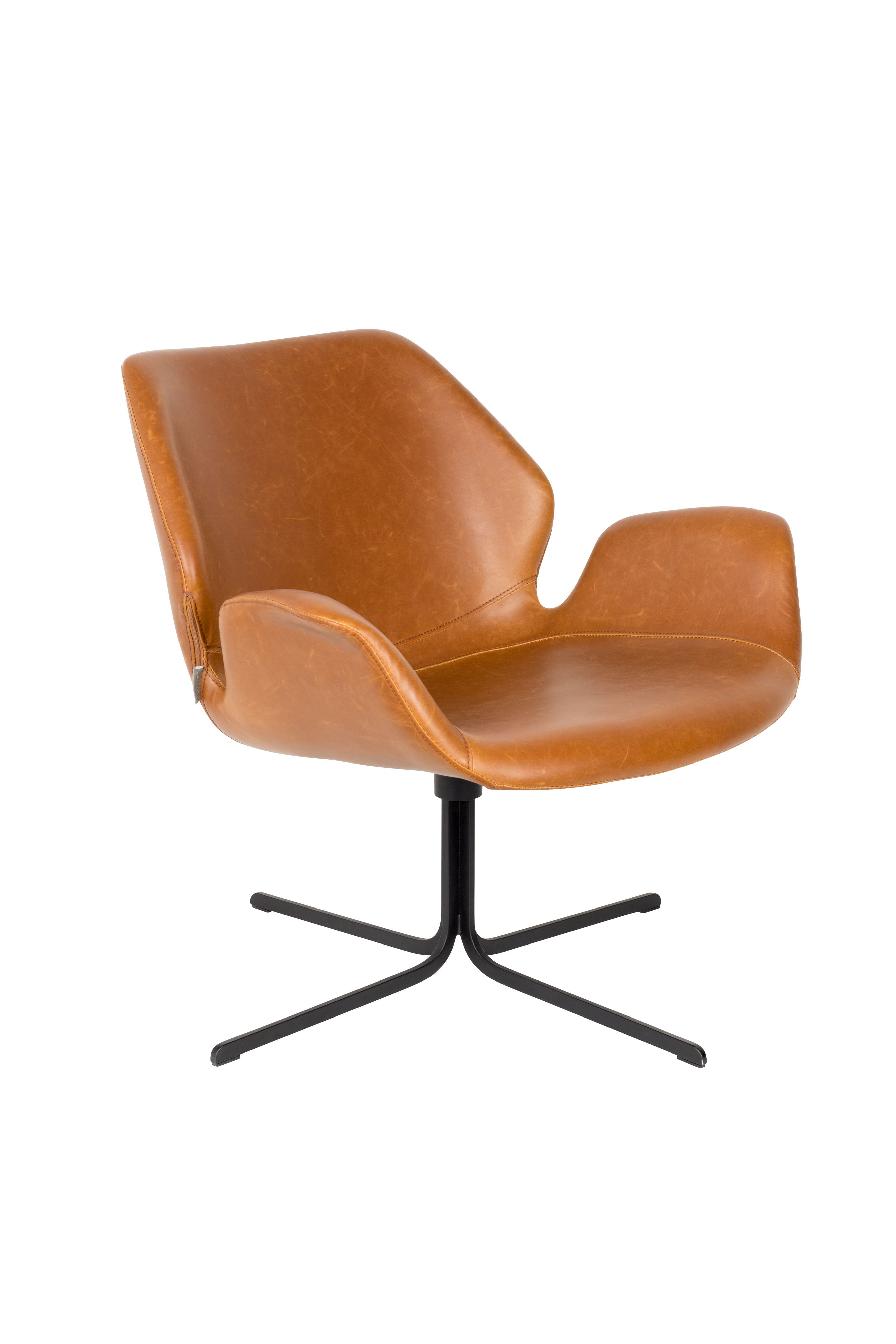 Zuiver Nikki fauteuil all brown