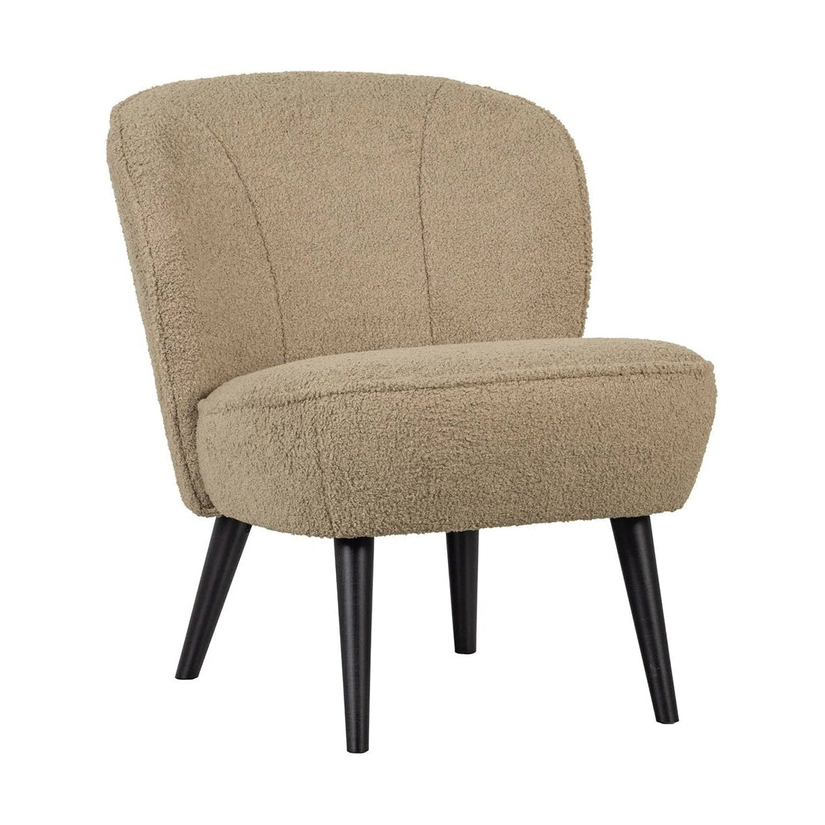 Woood Sara fauteuil teddy sand