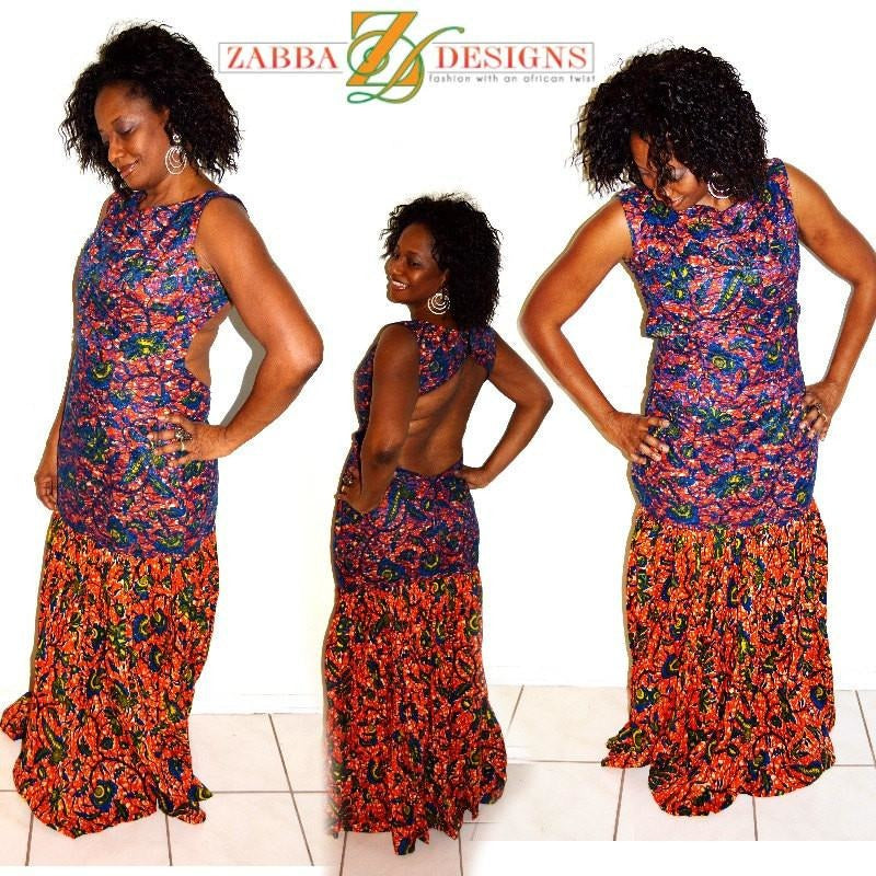ankara evening wear