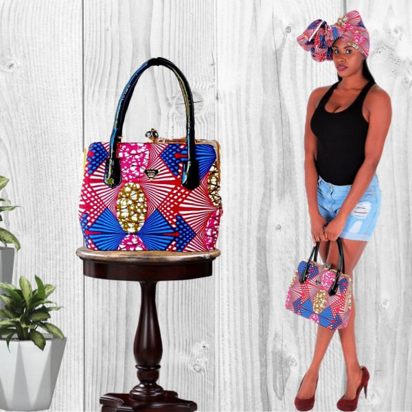 african print tote bags