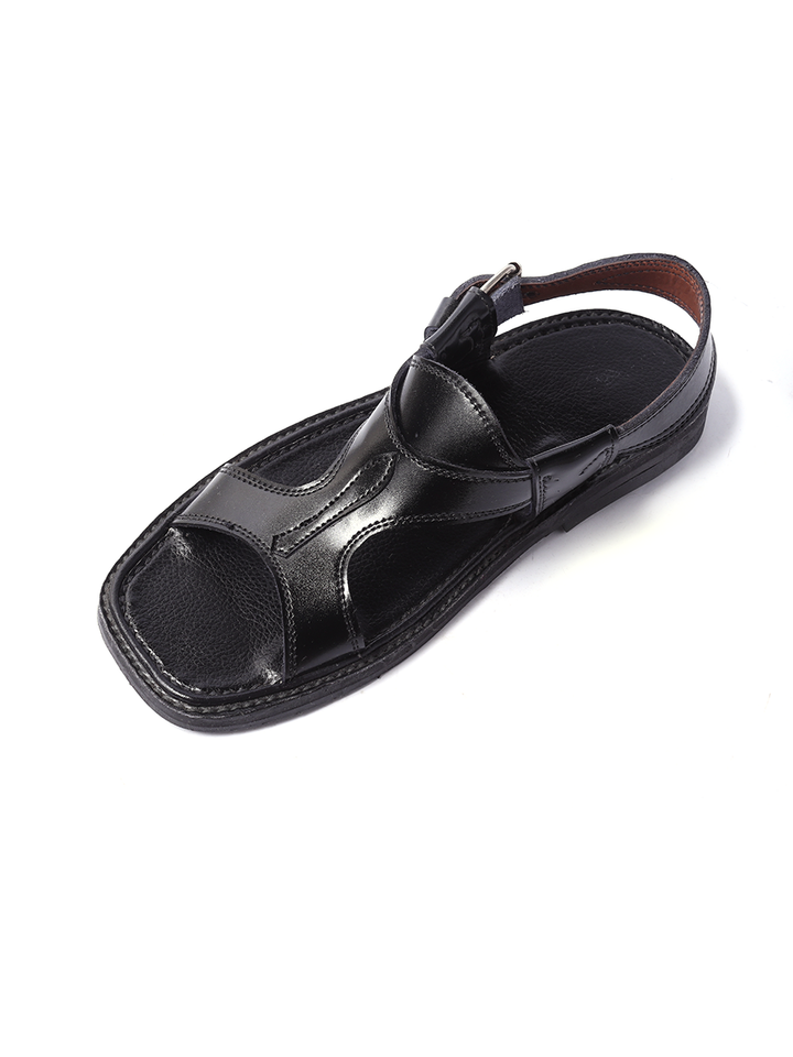 black kohati handmade shoe for men