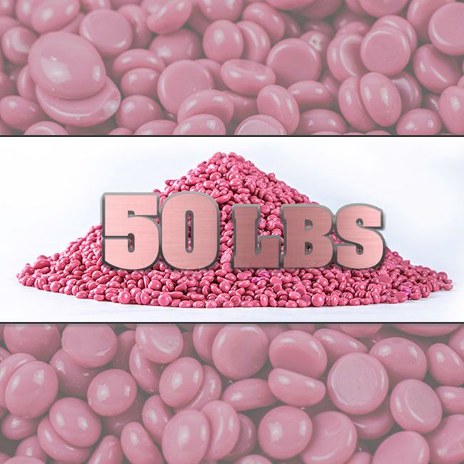 ItalWax Pink Pearl - Hard Stripless Wax Beads Bulk Case 22lbs