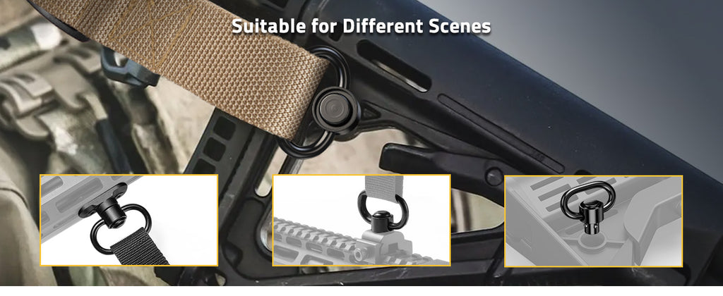 The sling swivel suitable for different scenes
