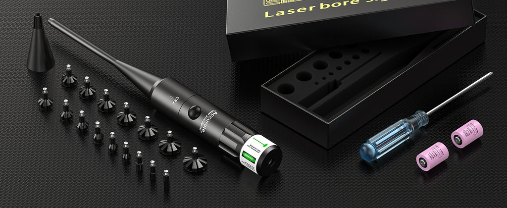 Red Green Laser Bore Sighter Kit Package List