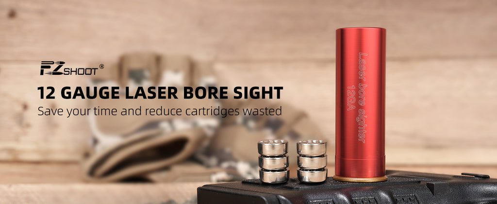 12GA Red Laser Bore Sighter for Fast Zeroing