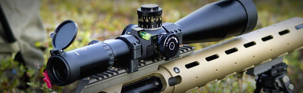 Scope bubble level help to ensure the rifle is perfectly vertical