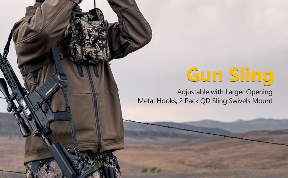 Adjustable 2 Point Sling for Shotgun and Rifles