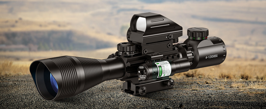Riflescope Combo 4-12x50EG Illuminated Optics
