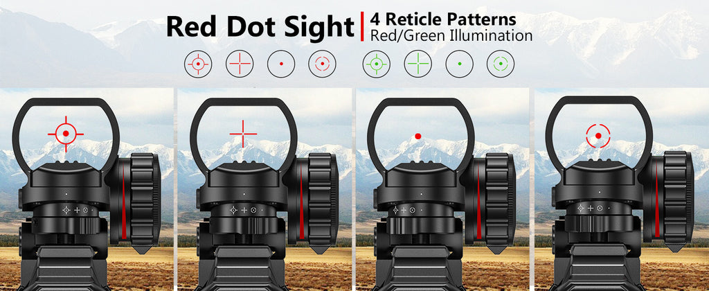 Riflescope with Red Dot Sight