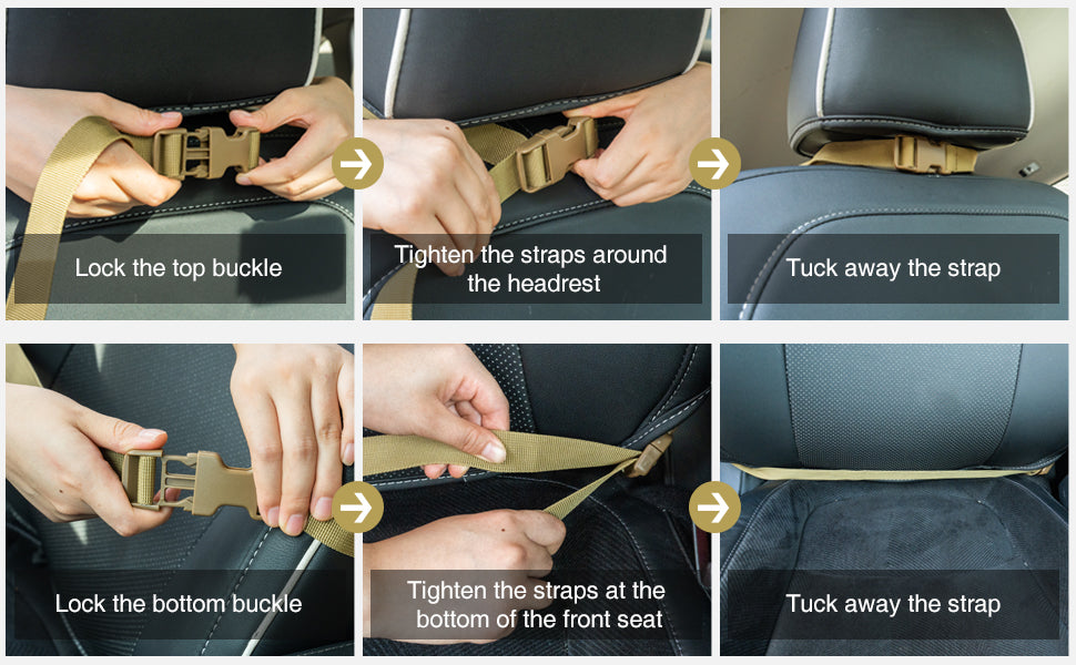 How to install the gun rack for seat back