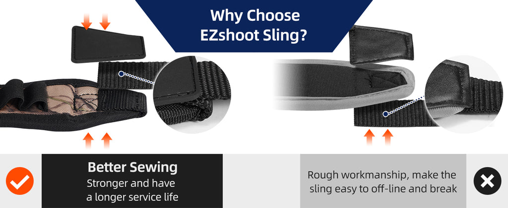 EZshoot Gun Sling with Durable Quality and Sling Swivels