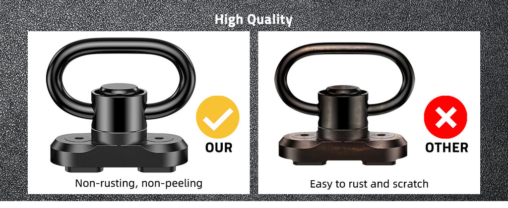 High Quality and Durable 1.25 Inches Tranditional Sling Swivel Mount