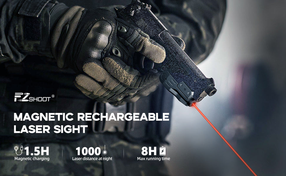 Magnetic Rechargeable Laser Sight for Pistols