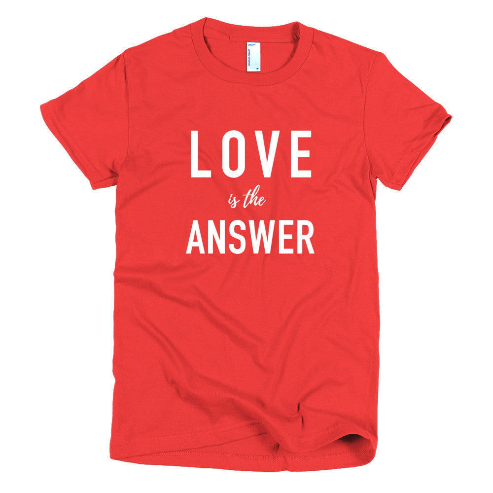 the T-shirt Women\u0027s ANSWER LOVE is